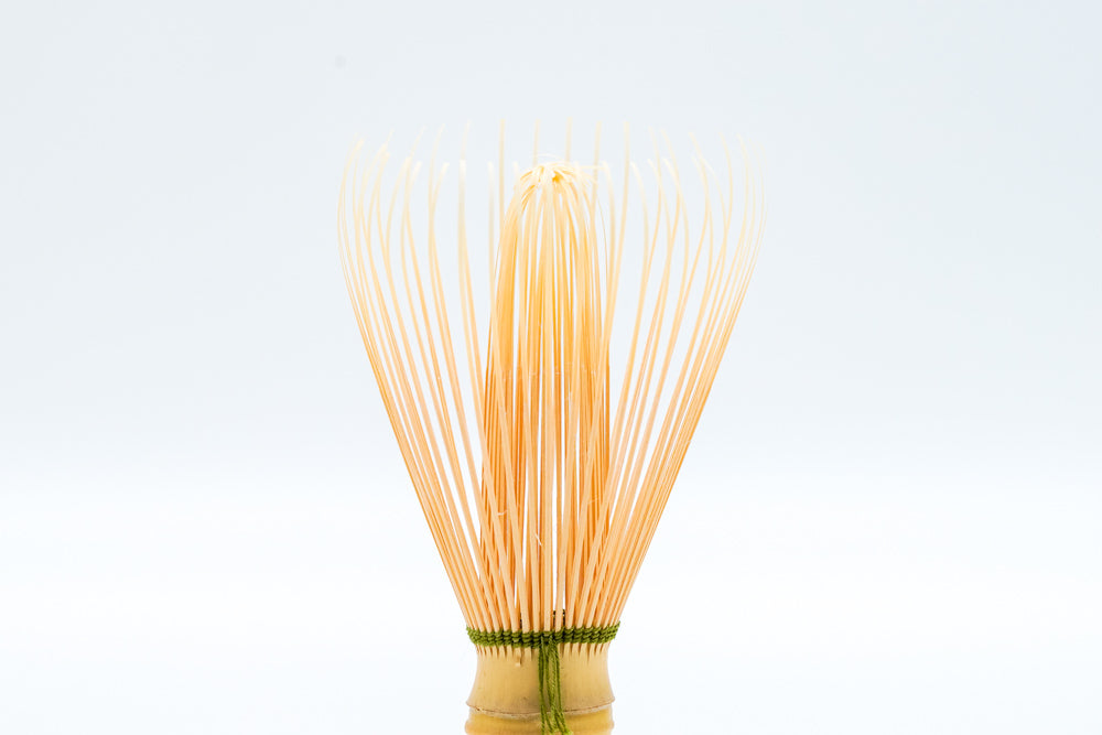 Japanese Chasen - 池田壹岐 Ikeda Iki - Shiratake White Bamboo Matsuo-ryū Matcha Whisk